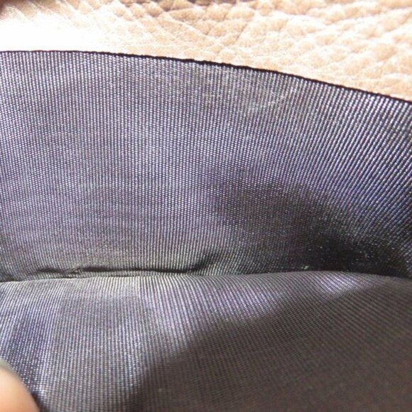 Gucci Vintage Gold Metallic Italian Leather Continental Bifold Flap Long Wallet - Picture 13 of 14